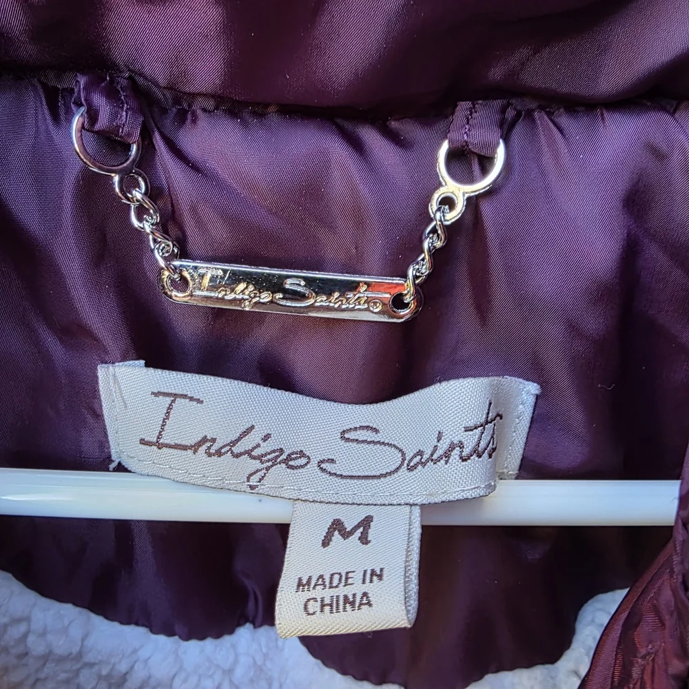 Indigo Deep Purple Quilted Vest - Picture 7 of 12